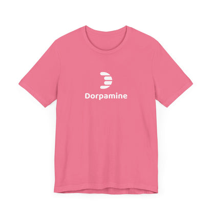 Dorpamine Classic Full Logo White Unisex Jersey Short Sleeve Tee