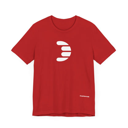Dorpamine Classic Logo White Unisex Jersey Short Sleeve Tee