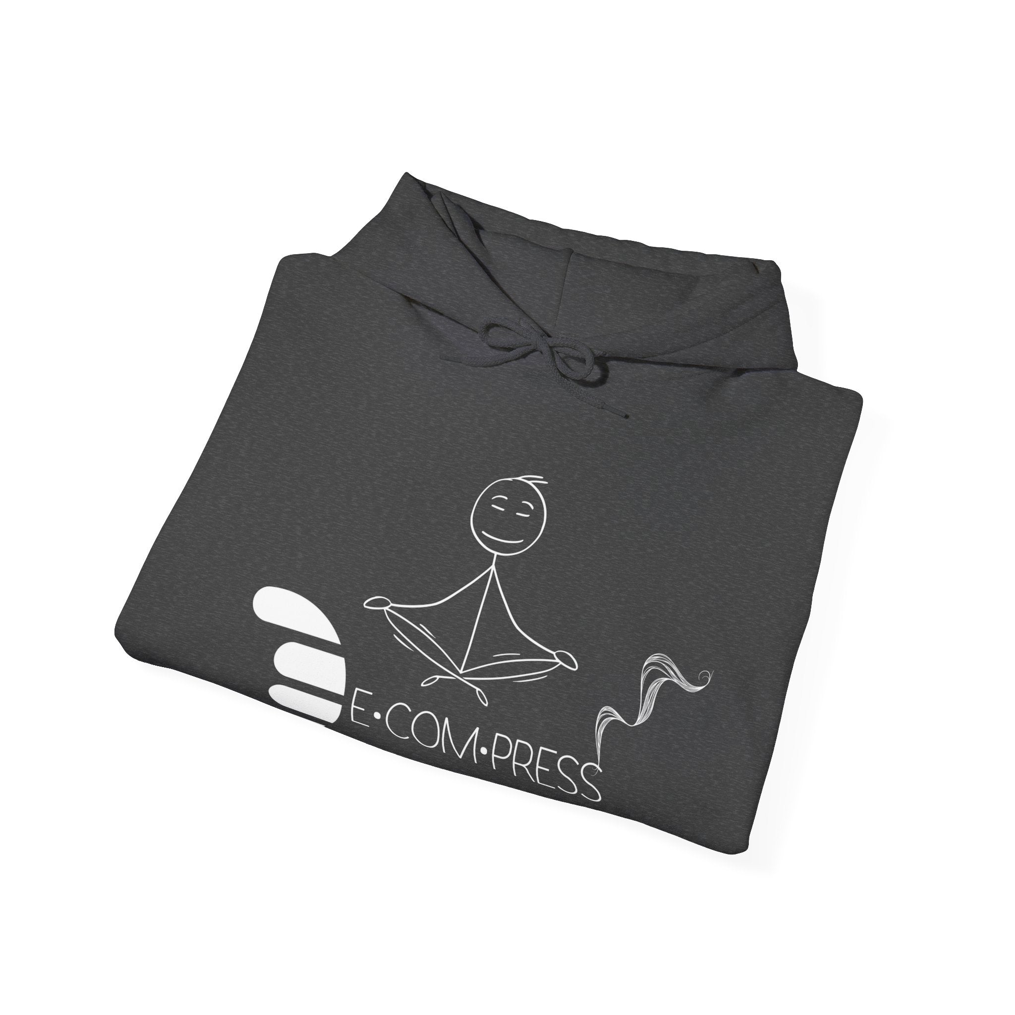 Dorpamine "D Words" Collection Decompress White Unisex Heavy Blend™ Hooded Sweatshirt