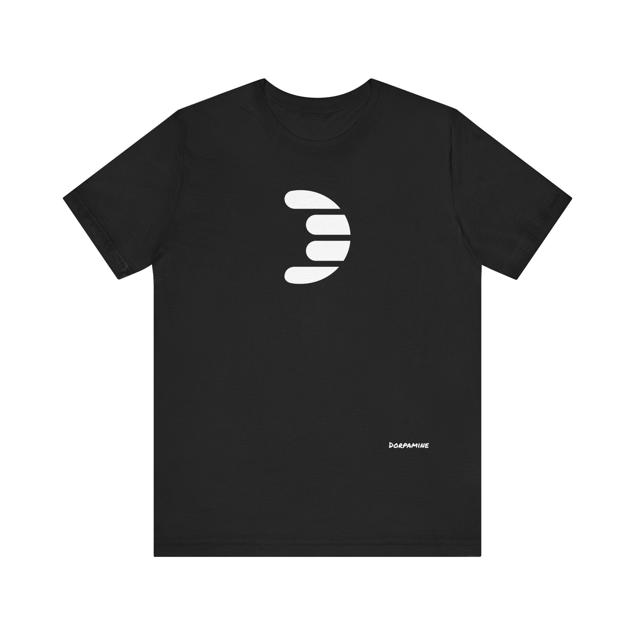 Dorpamine Classic Logo White Unisex Jersey Short Sleeve Tee