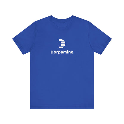 Dorpamine Classic Full Logo White Unisex Jersey Short Sleeve Tee