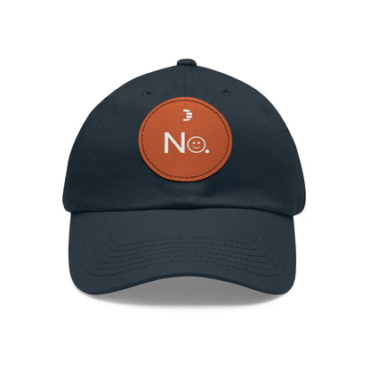 Dorpamine "No." Reclaiming Your Time Series Hat with Leather Patch (Round)