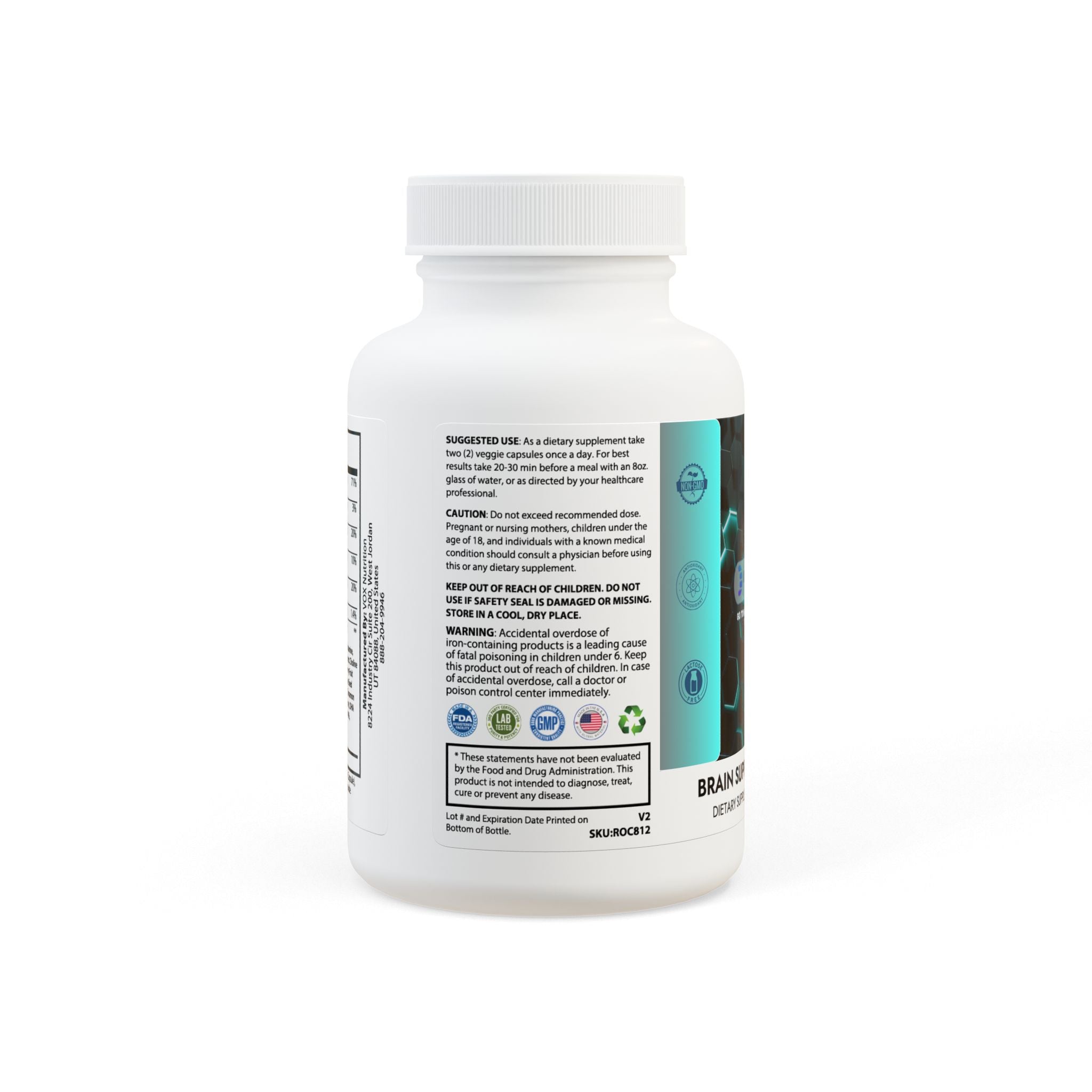 Dorpamine Vitality Brain Support Complex Supplement (60 Capsules)