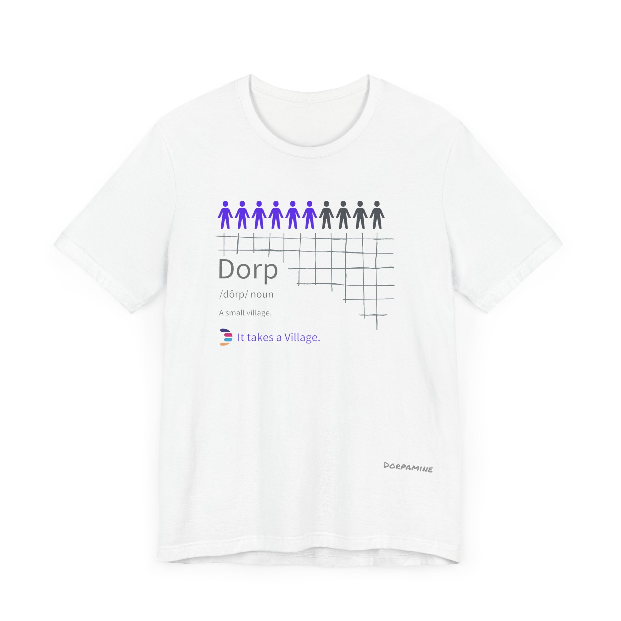 Dorpamine Dorp Definitions Unisex Jersey Short Sleeve Tee