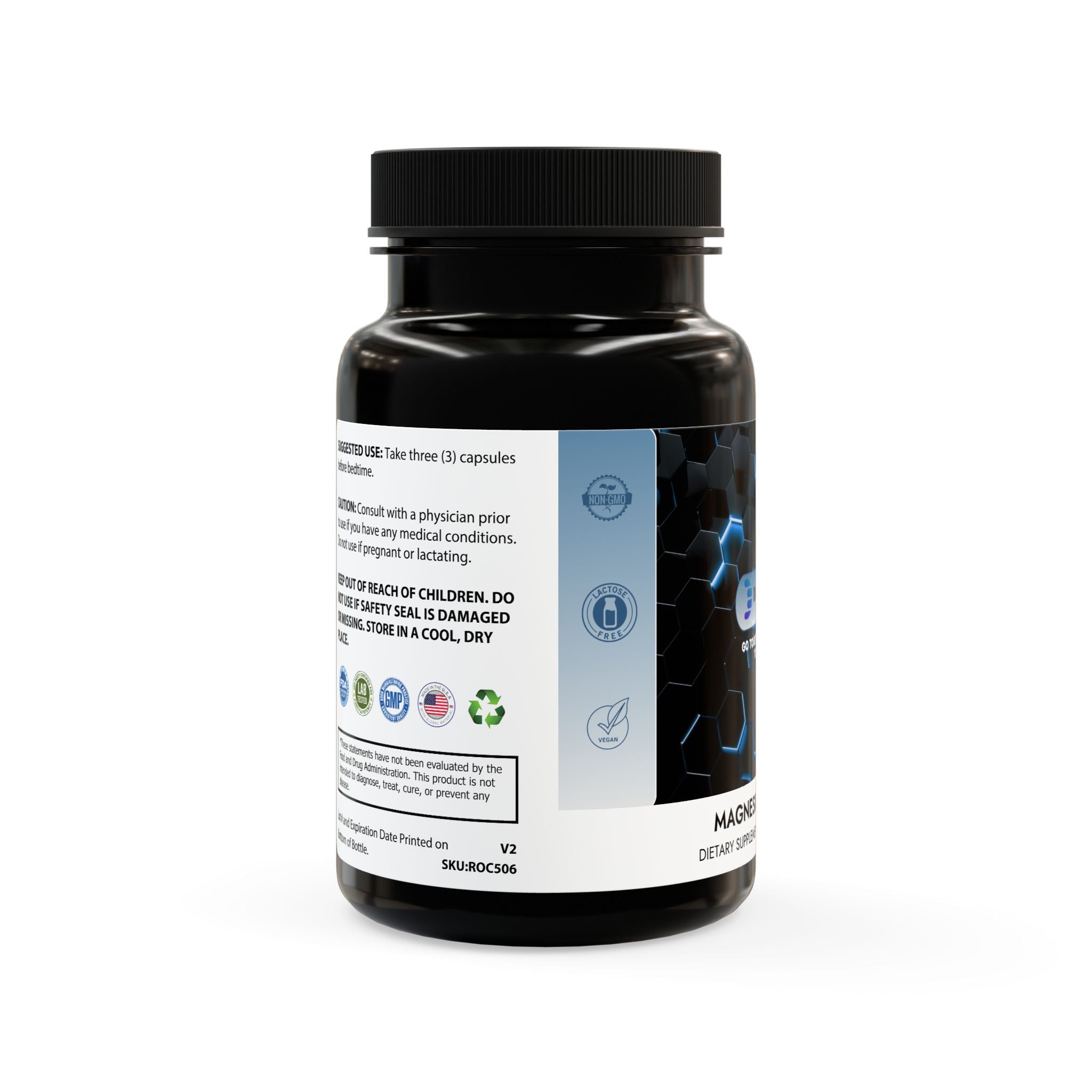 Dorpamine Vitality Testosterone Boost Magnesium Zinc Supplement (90 Capsules)