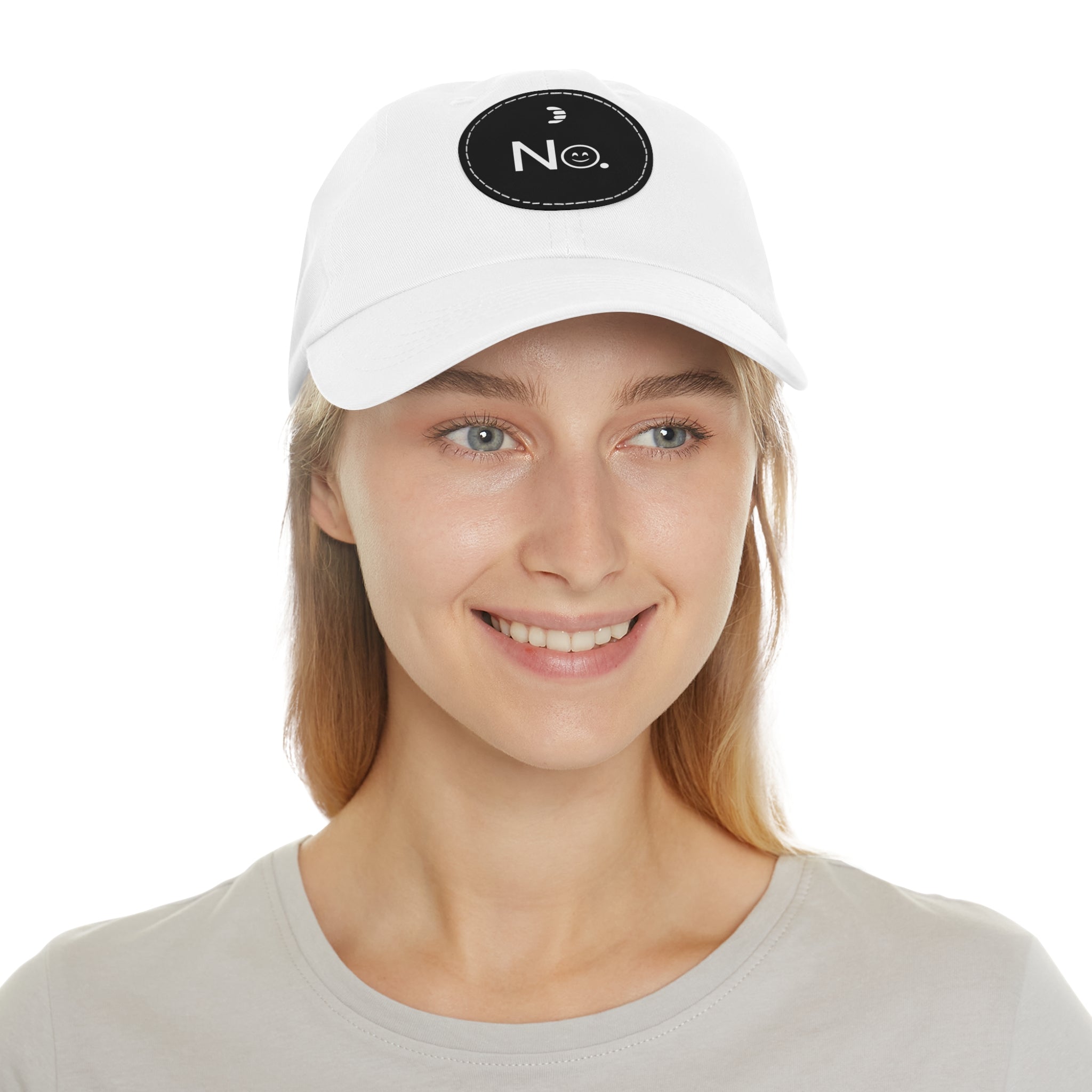 Dorpamine "No." Reclaiming Your Time Series Hat with Leather Patch (Round)