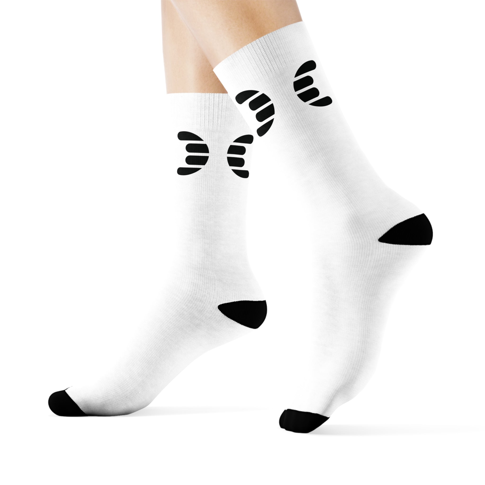 Dorpamine Hermes White Crew Socks