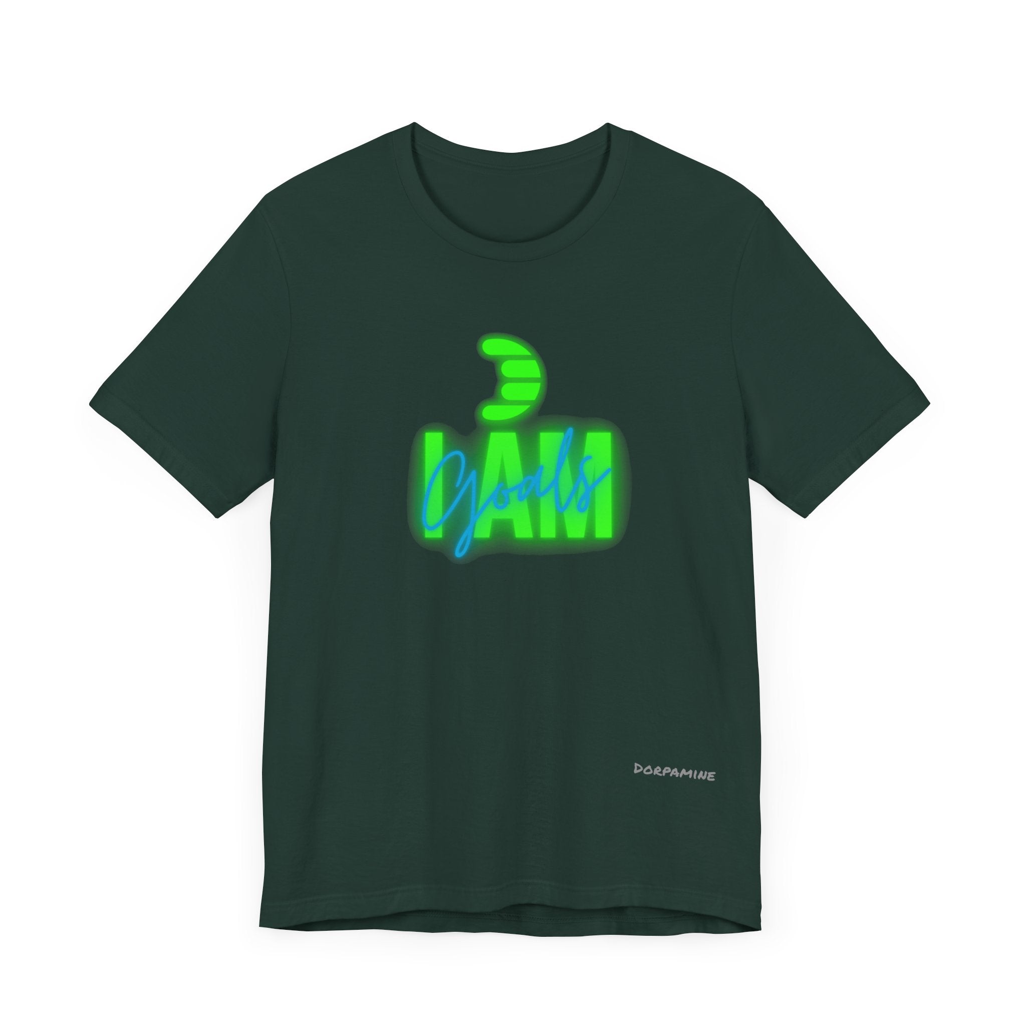 Dorpamine "I AM GOALS" Unisex Jersey Short Sleeve Tee