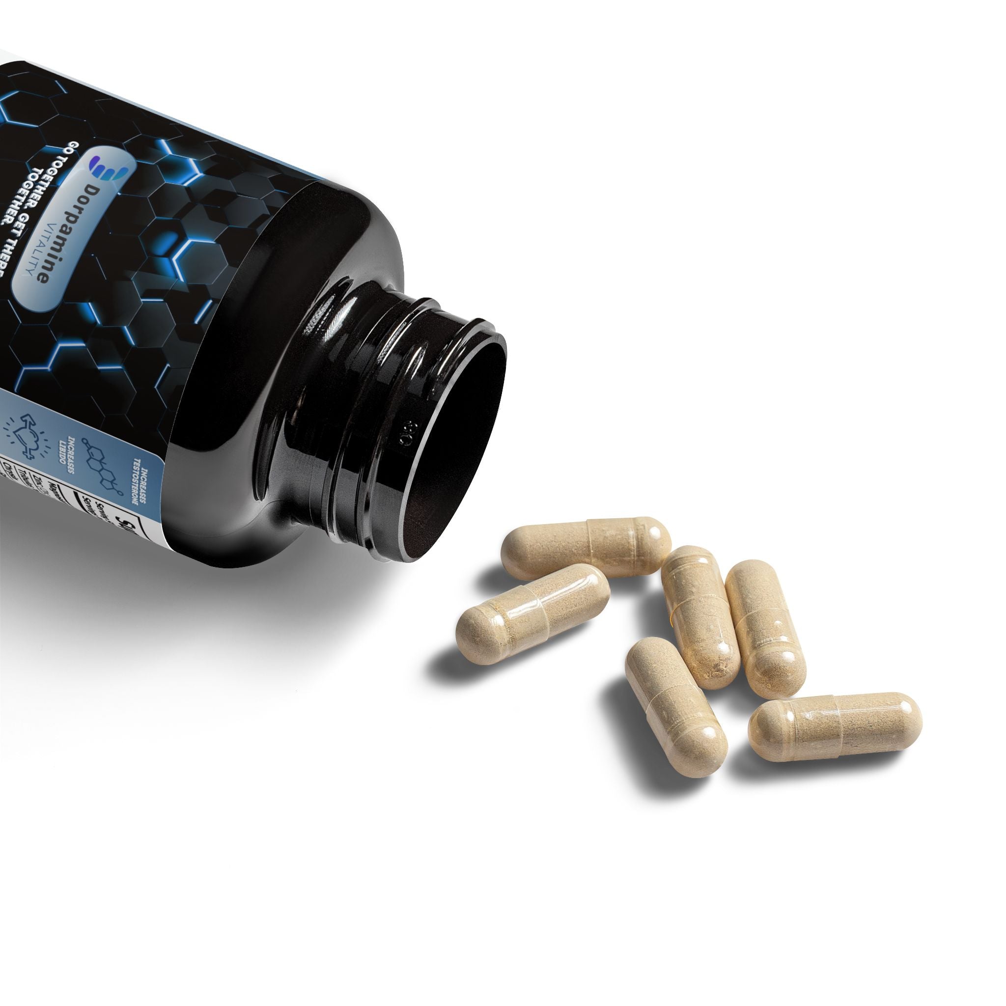 Dorpamine Vitality Testosterone Boost Magnesium Zinc Supplement (90 Capsules)