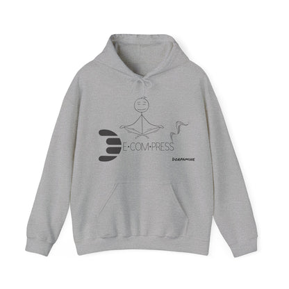 Dorpamine "D Words" Collection Decompress Black Unisex Heavy Blend™ Hooded Sweatshirt