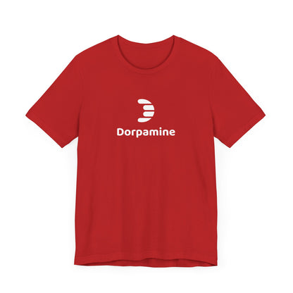 Dorpamine Classic Full Logo White Unisex Jersey Short Sleeve Tee