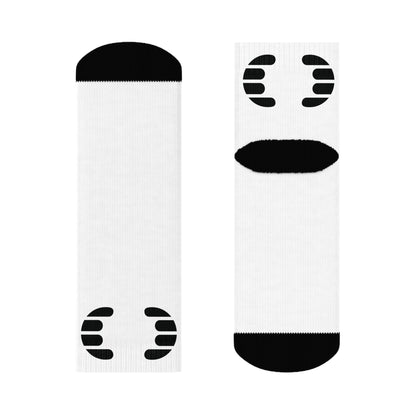 Dorpamine Hermes White Crew Socks