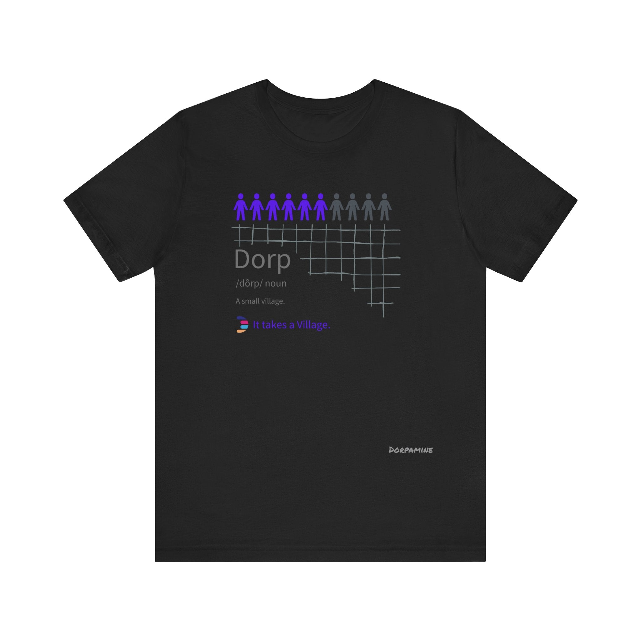 Dorpamine Dorp Definitions Unisex Jersey Short Sleeve Tee