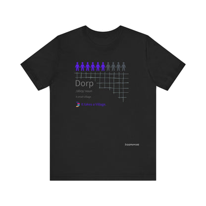 Dorpamine Dorp Definitions Unisex Jersey Short Sleeve Tee