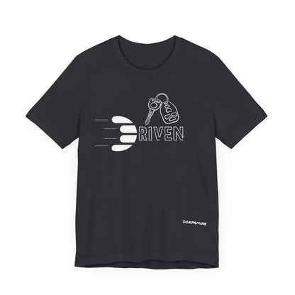 Dorpamine Driven White (D-Words Collection) Unisex Jersey Short Sleeve Tee