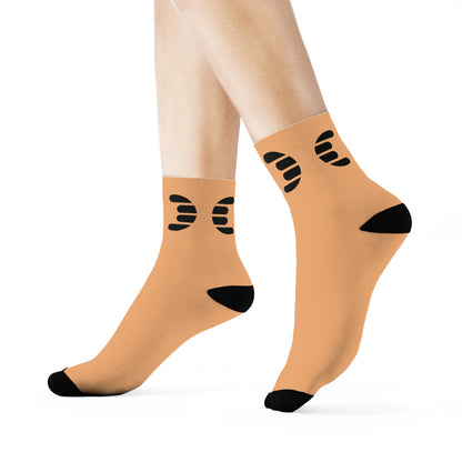 Dorpamine Hermes Orange Crew Socks