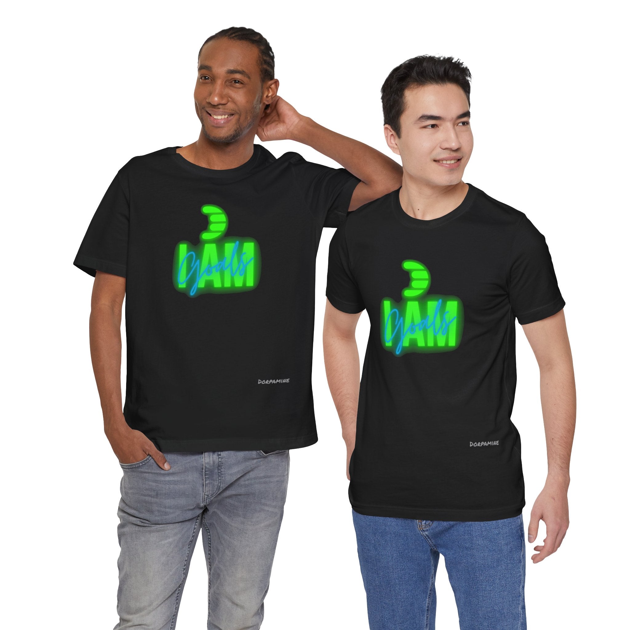 Dorpamine "I AM GOALS" Unisex Jersey Short Sleeve Tee