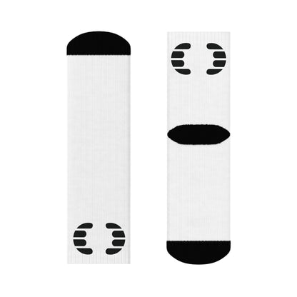 Dorpamine Hermes White Crew Socks