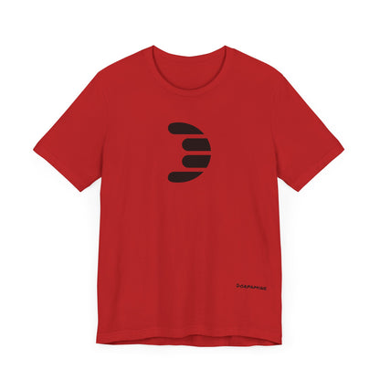 Dorpamine Classic Logo Black Unisex Jersey Short Sleeve Tee