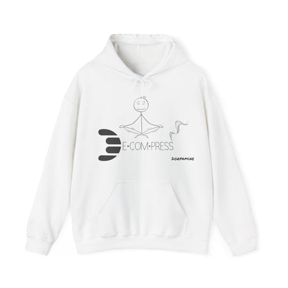Dorpamine "D Words" Collection Decompress Black Unisex Heavy Blend™ Hooded Sweatshirt