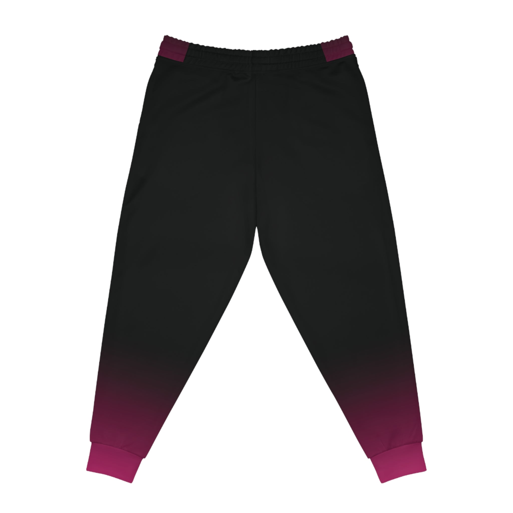Dorpamine Fusion Black and Pink Unisex Athletic Joggers