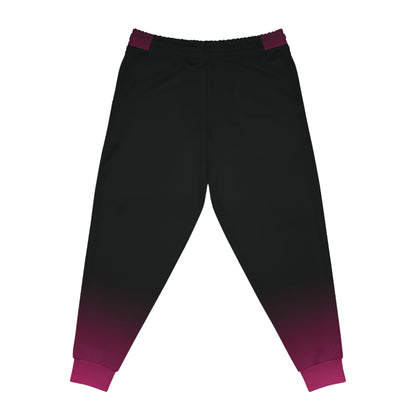 Dorpamine Fusion Black and Pink Unisex Athletic Joggers