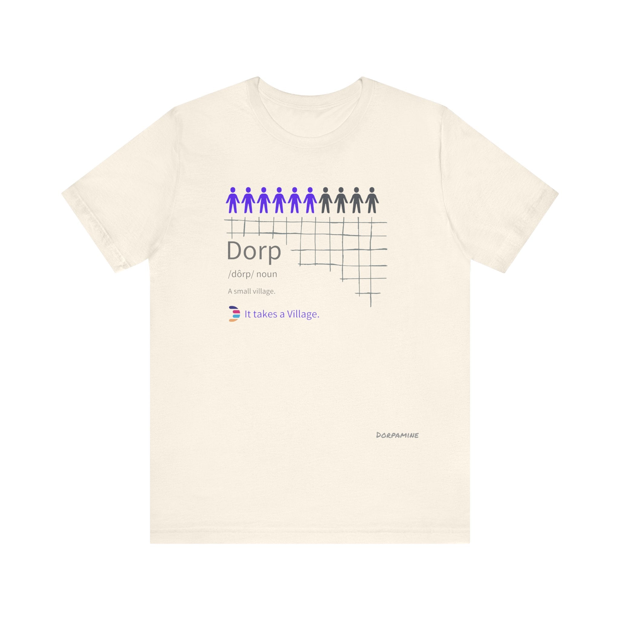 Dorpamine Dorp Definitions Unisex Jersey Short Sleeve Tee