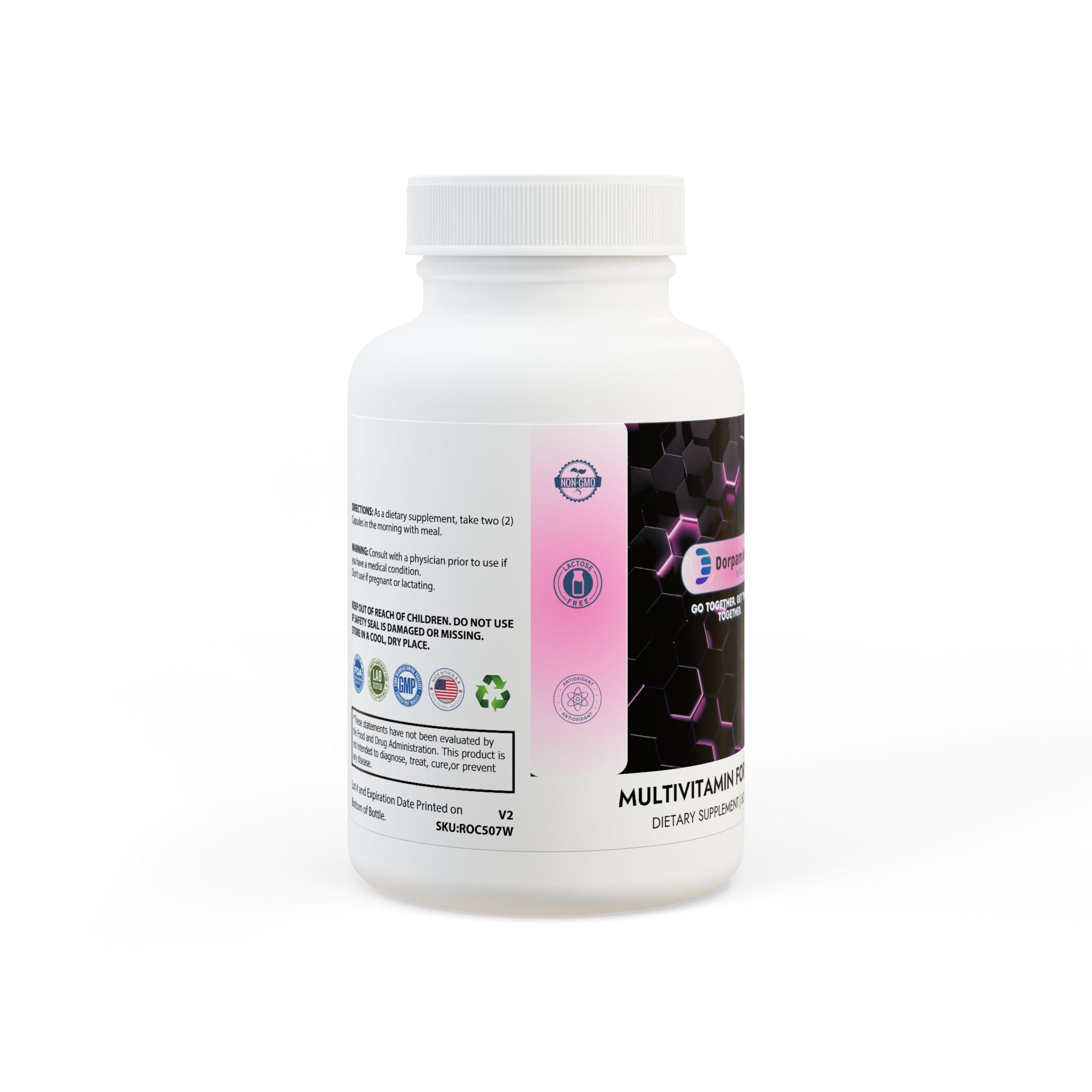 Dorpamine Vitality Multivitamin for Women Supplement (60 Capsules)