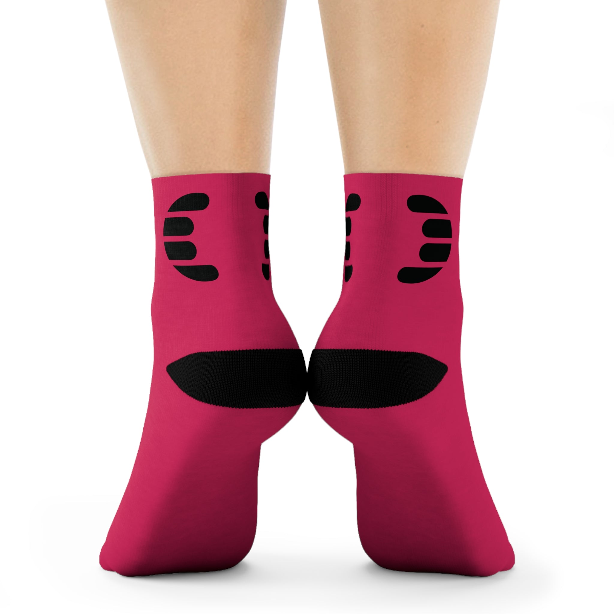Dorpamine Hermes Pink Crew Socks