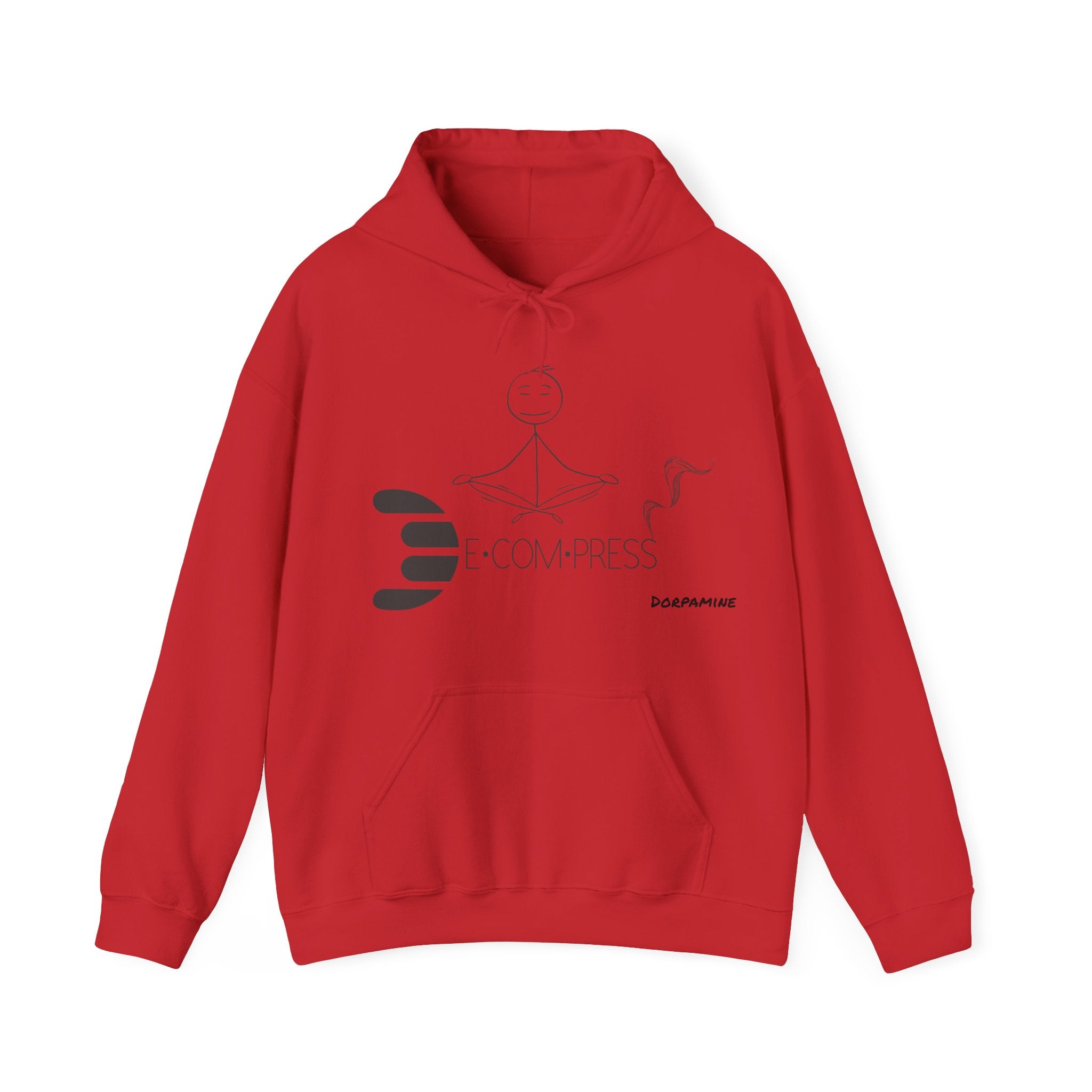 Dorpamine "D Words" Collection Decompress Black Unisex Heavy Blend™ Hooded Sweatshirt