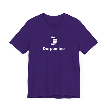 Dorpamine Classic Full Logo White Unisex Jersey Short Sleeve Tee