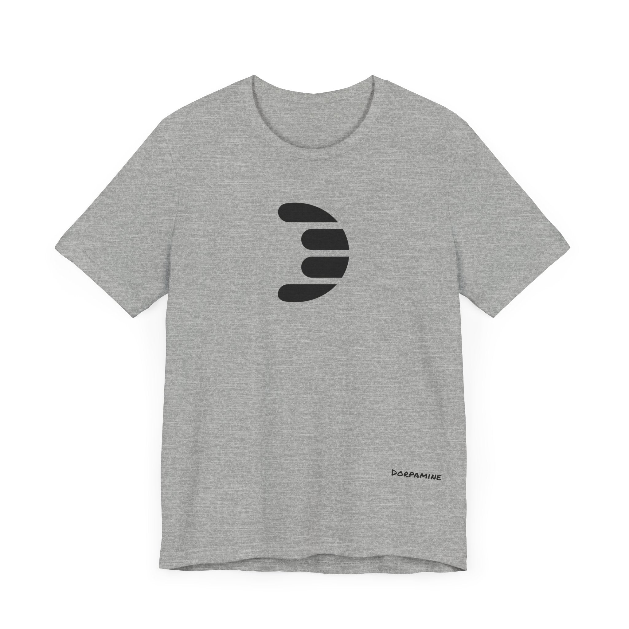 Dorpamine Classic Logo Black Unisex Jersey Short Sleeve Tee