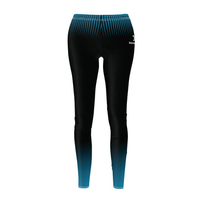 Dorpamine Fusion Blue Women's Cut & Sew Leggings