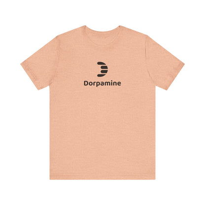 Dorpamine Classic Full Logo Black Unisex Jersey Short Sleeve Tee