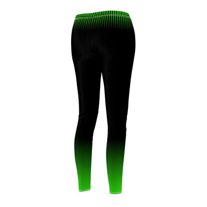 Dorpamine Fusion Green Women's Cut & Sew Leggings