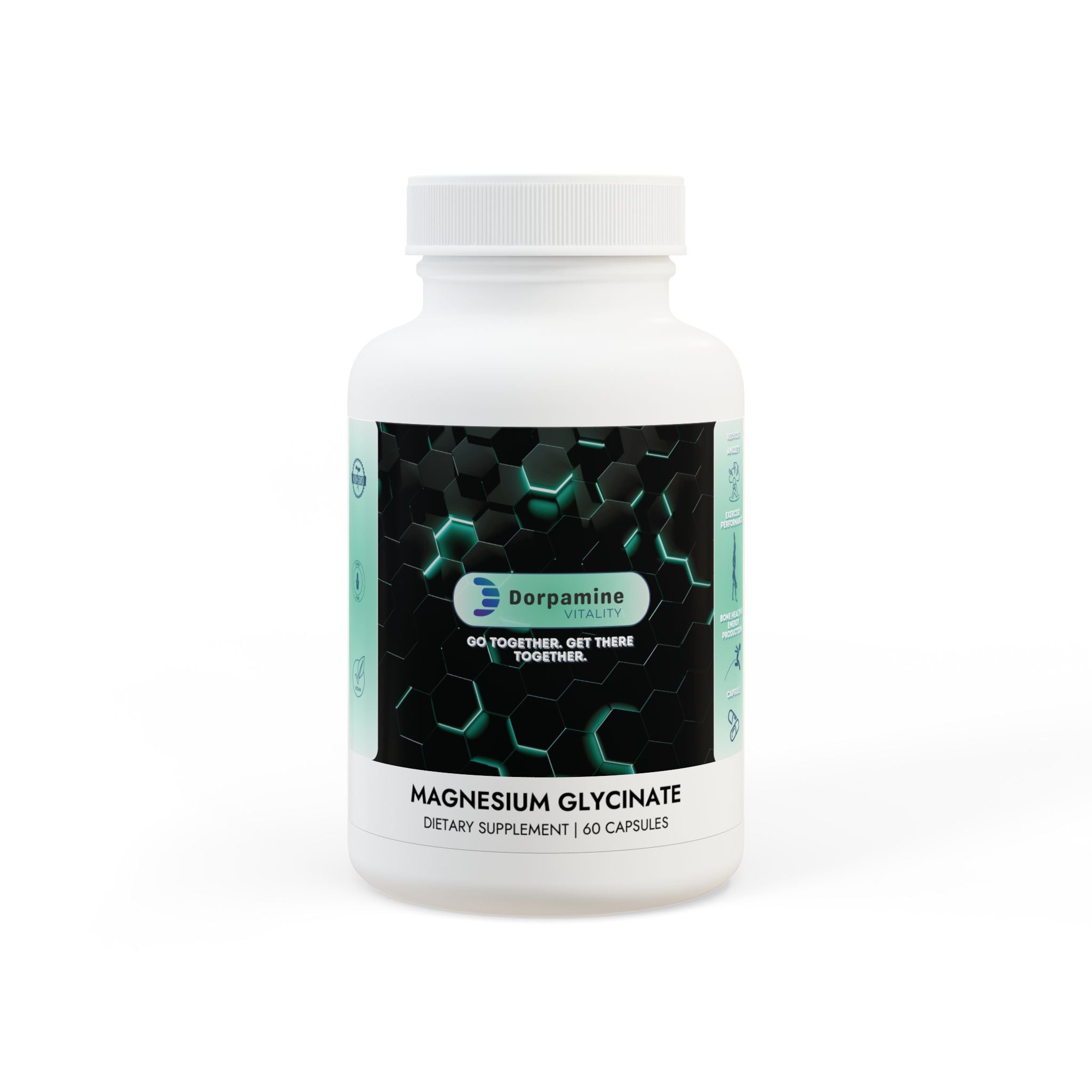 Dorpamine Vitality Magnesium Glycinate Supplement (60 Capsules)