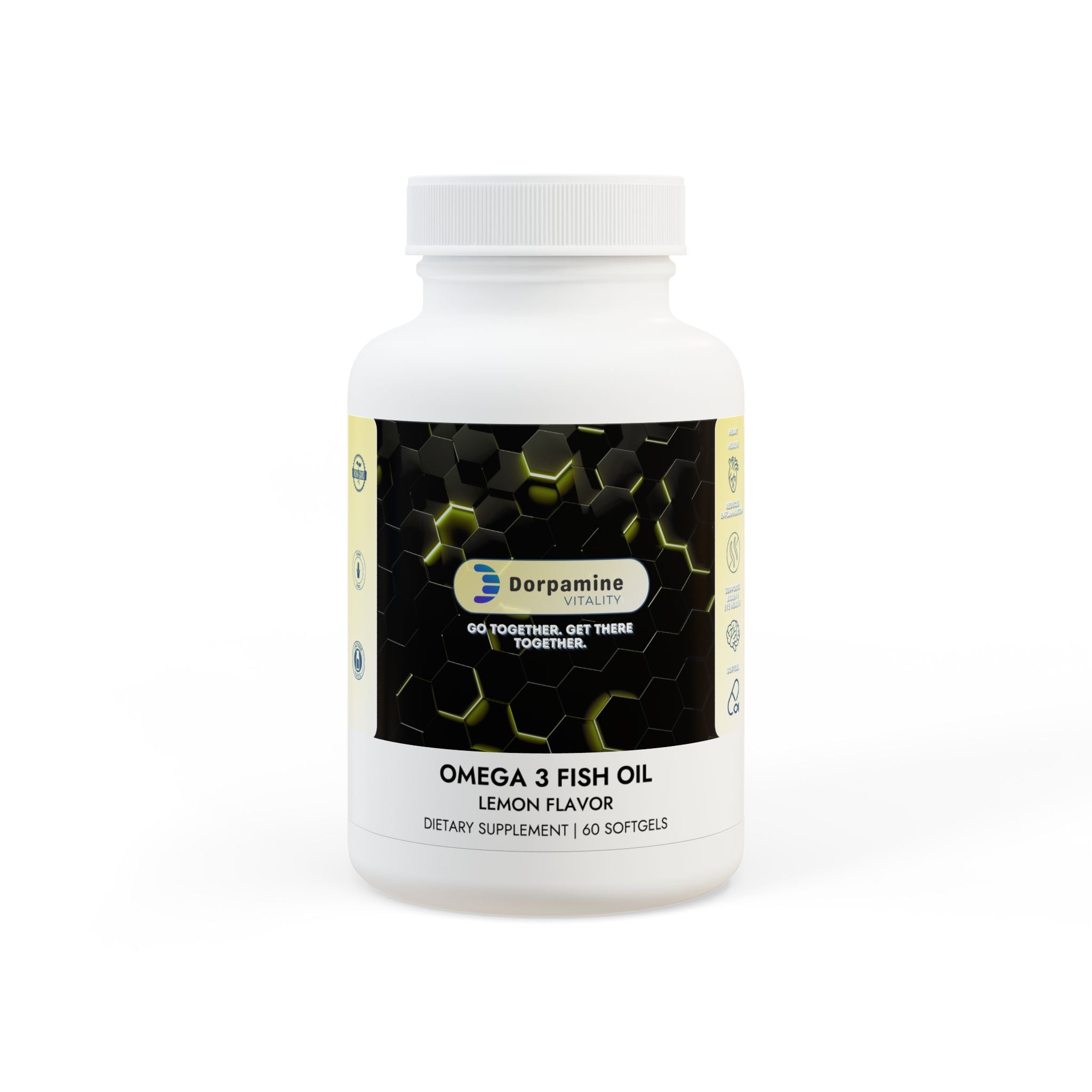 Dorpamine Vitality Omega 3 Fish Oil Supplement (60 Softgels)