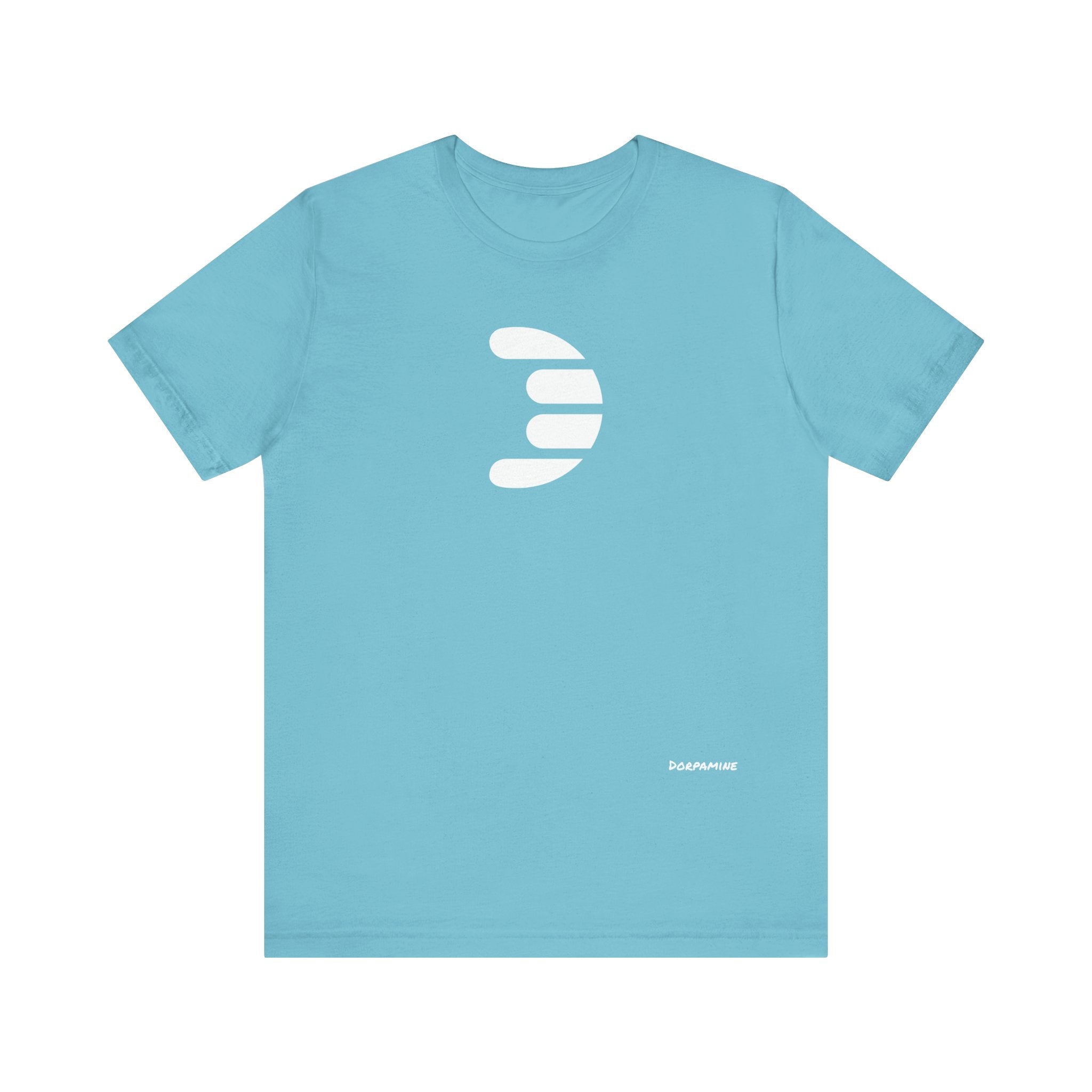 Dorpamine Classic Logo White Unisex Jersey Short Sleeve Tee