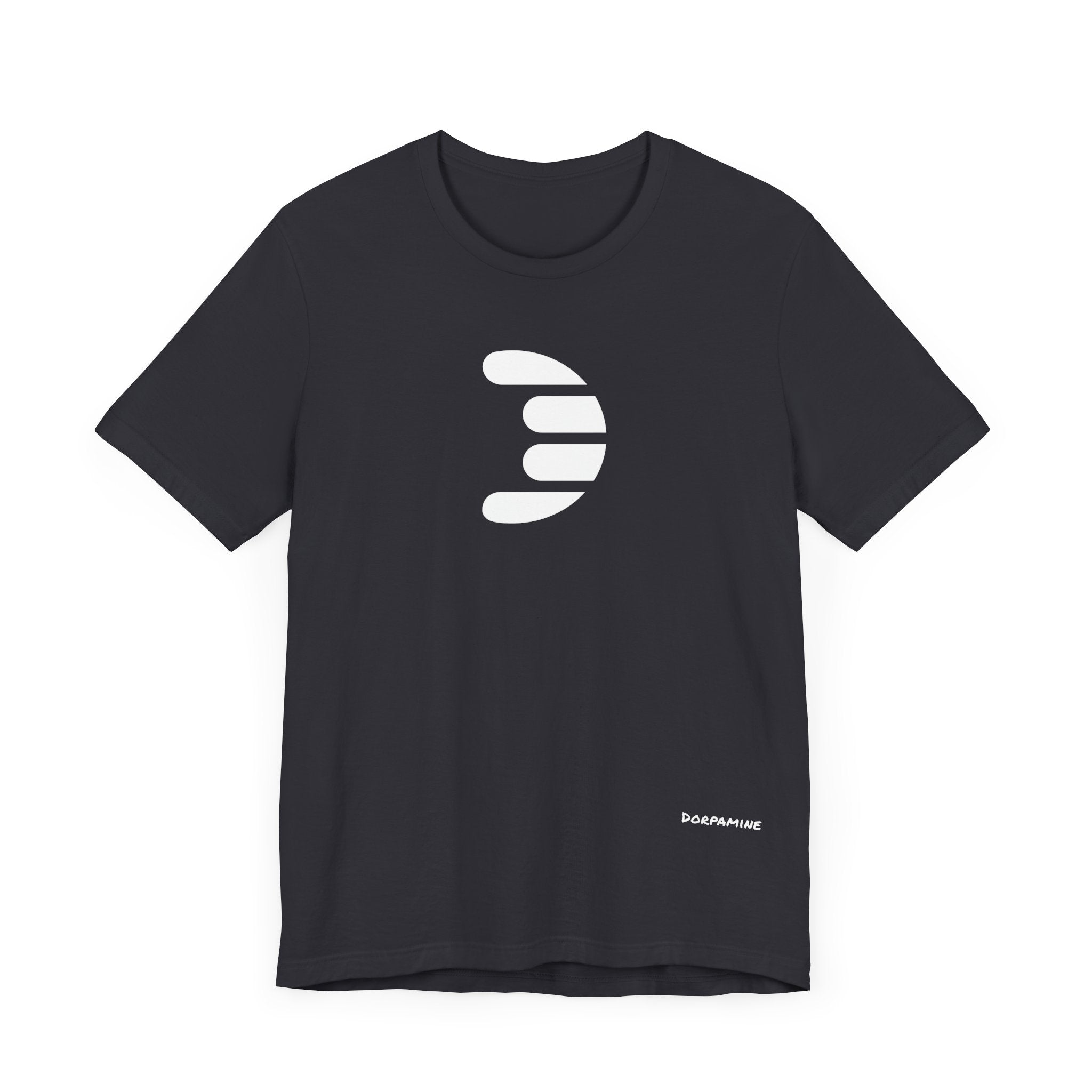 Dorpamine Classic Logo White Unisex Jersey Short Sleeve Tee