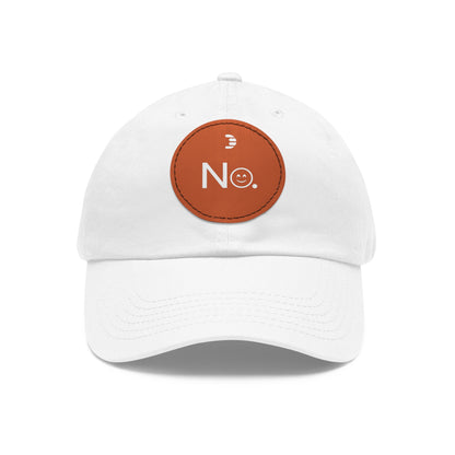 Dorpamine "No." Reclaiming Your Time Series Hat with Leather Patch (Round)