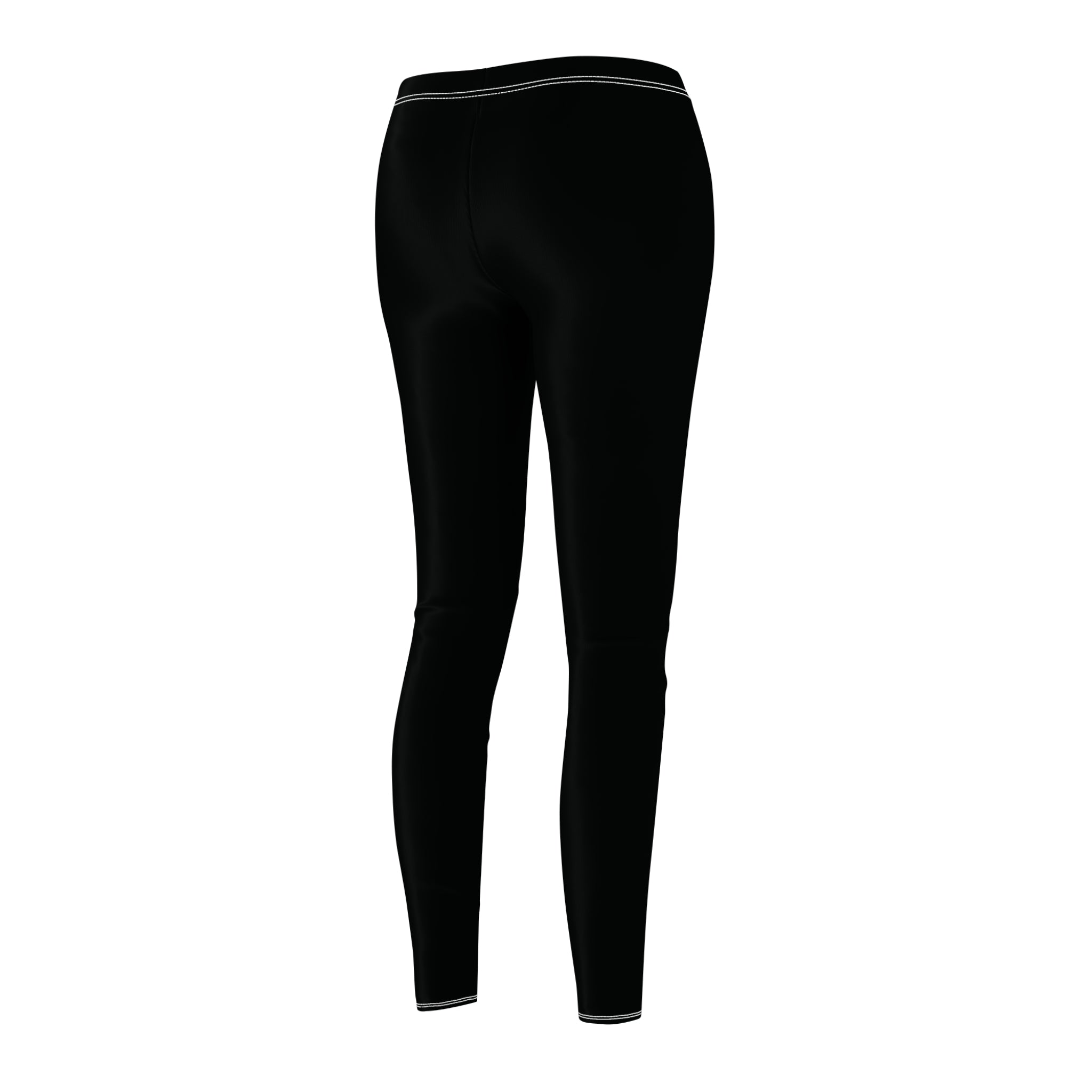 Dorpamine Solid Black Women's Cut & Sew Leggings