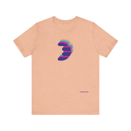 Dorpamine Double Vision (In Collaboration with Quincy Woodard) Unisex Jersey Short Sleeve Tee