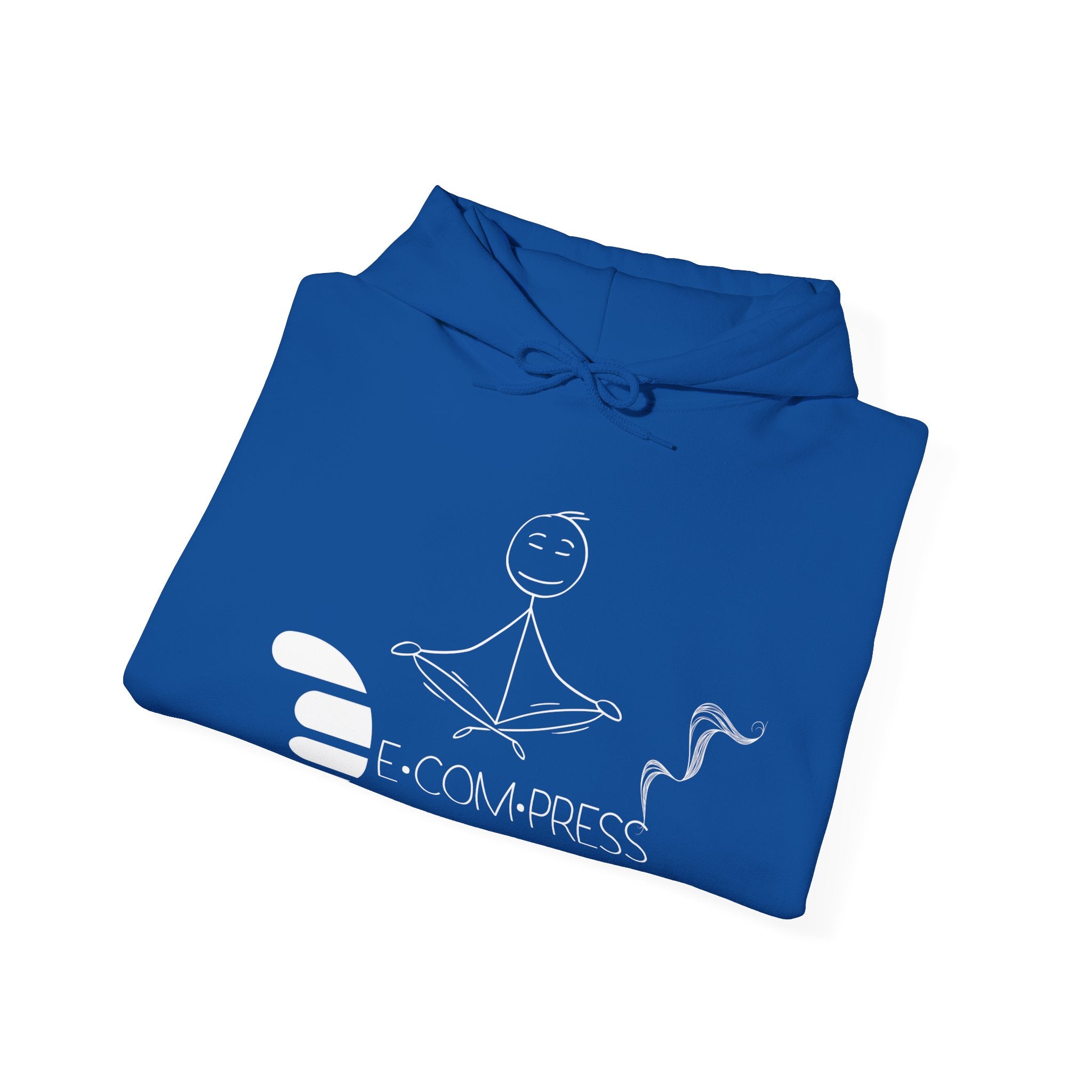 Dorpamine "D Words" Collection Decompress White Unisex Heavy Blend™ Hooded Sweatshirt