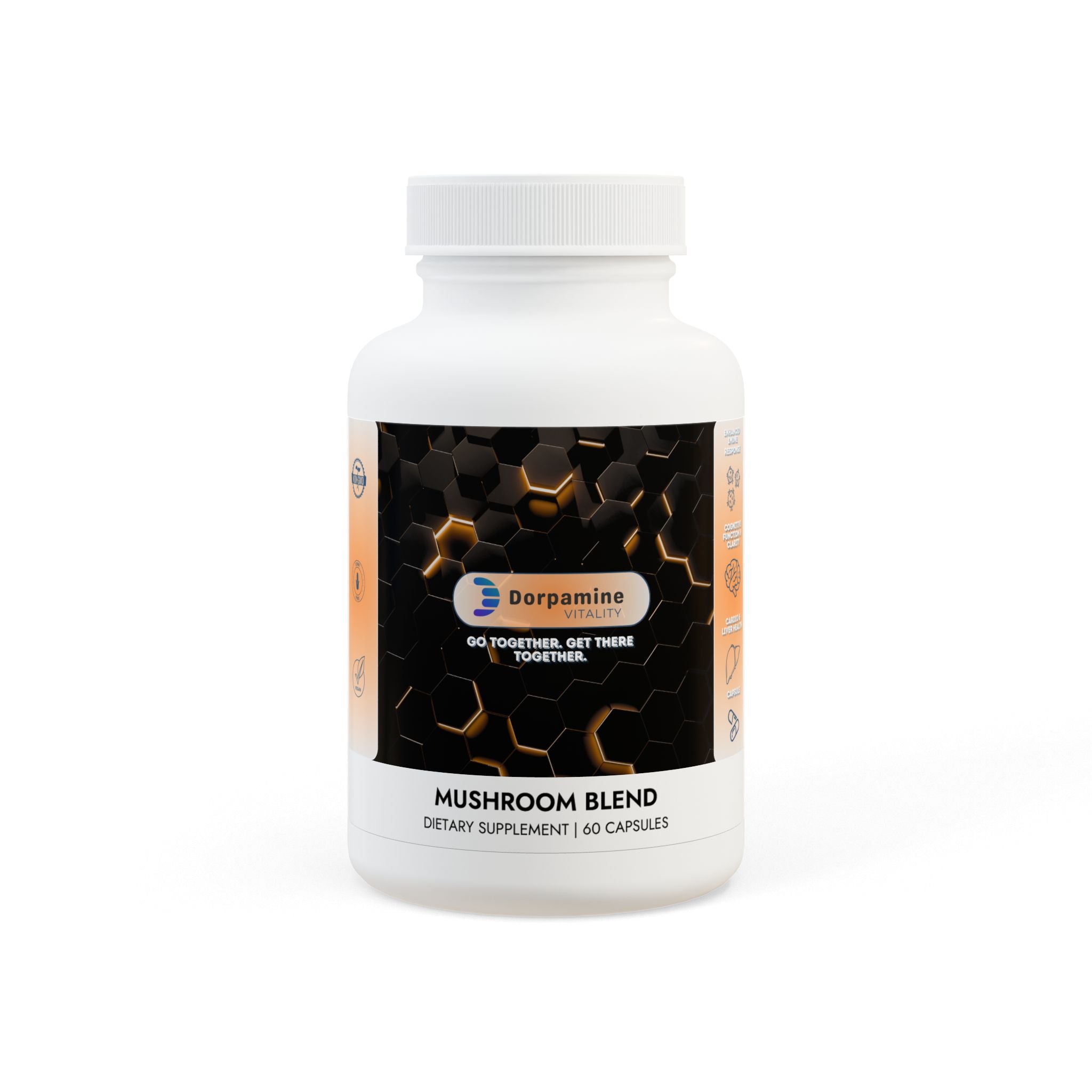 Dorpamine Vitality Mushroom Blend Supplement (60 Capsules)